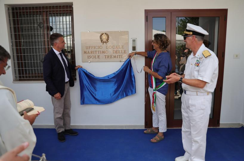 Tremiti: Roberti a cerimonia elevazione Ufficio Marittimo
