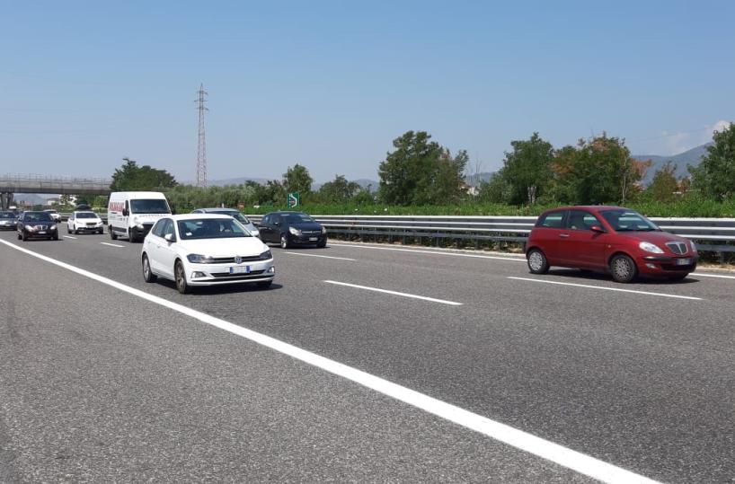 Esodo estivo, traffico intenso ma sulla SS 16 traffico diminuito del 12%