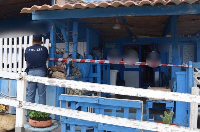 Torre Collimena, scoperto ristorante inagibile e con il materasso nel frigorifero: sequestrato