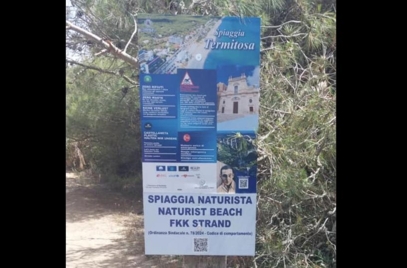 Nudismo a Castellaneta Marina, Scatigna (FdI): «Tutelare le libertà non significa oltraggiare il pudore»