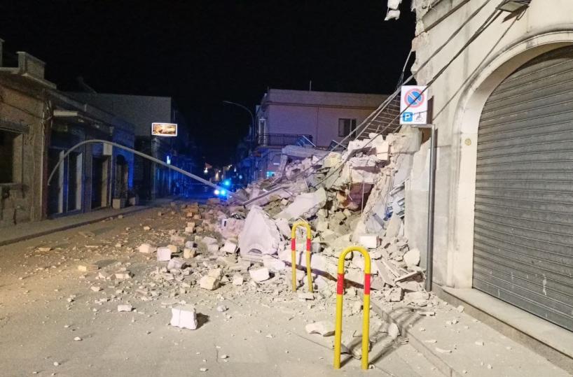 una veduta di via Francavilla