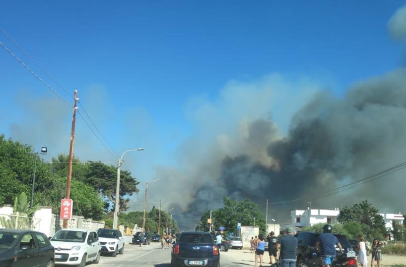 Pulsano, «Videosorveglianza per gli incendi e ristori per chi ha subito danni»