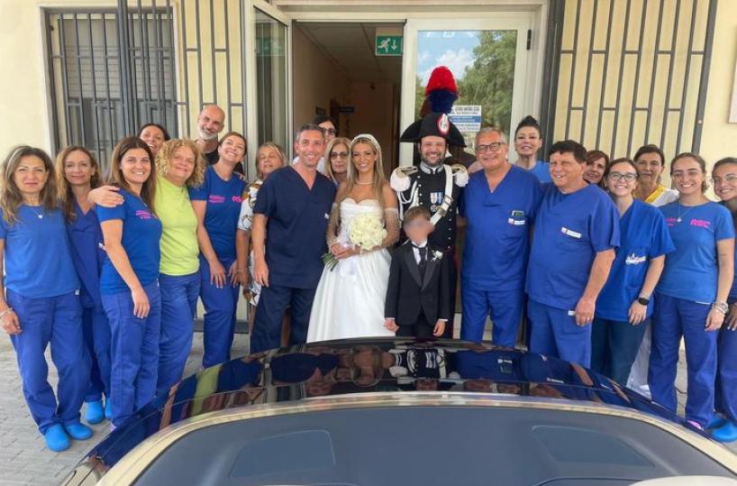 Manfredonia, si sposa dopo grave incidente: il giorno del matrimonio visita il centro di riabilitazione