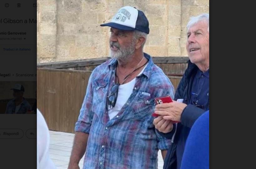 Matera, al premio Oscar Mel Gibson sarà data la cittadinanza onoraria della Città dei Sassi