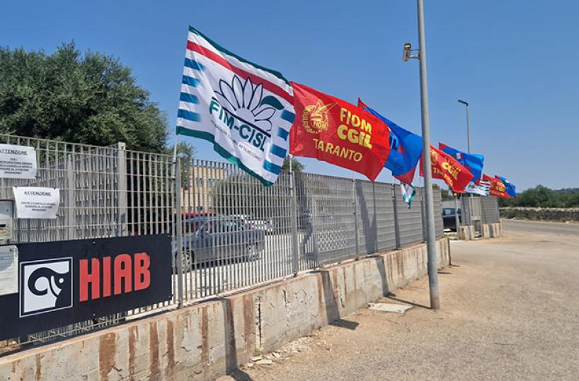 Vertenza Hiab, sciopero ad oltranza a Statte