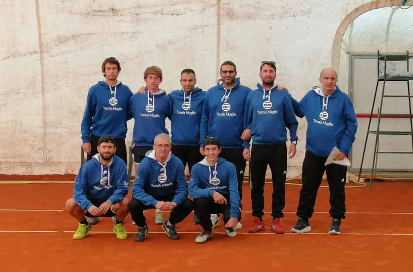 Tennis, il Circolo di Maglie inaugura il campionato nazionale di A2 maschile con un pareggio