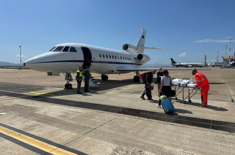 Dal Fazzi di Lecce all'Ismett di Palermo: volo "salvavita" per una bimba di 5 anni  dall'aeroporto di Brindisi