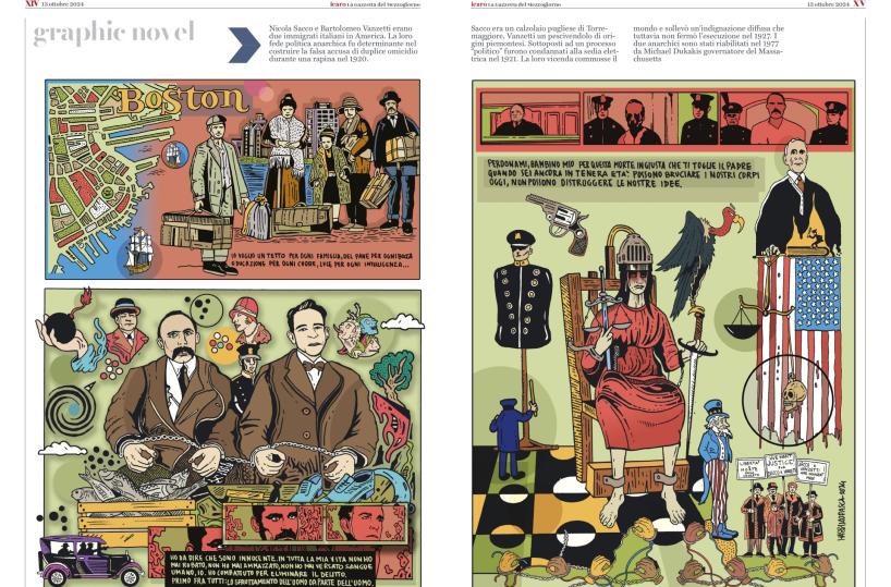 Sacco e Vanzetti, la graphic novel