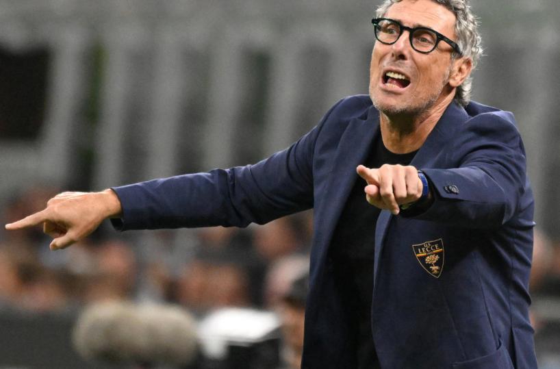 Serie A, il Lecce esonera l'allenatore Luca Gotti
