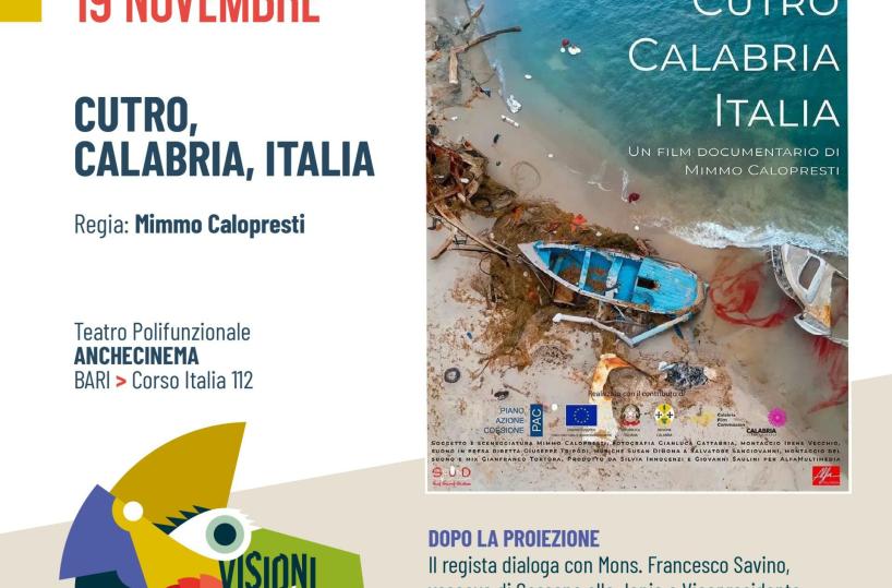 All'AncheCinema a Bari arriva «Visioni e Realtà doc. Gli sguardi le storie sempre “Oltre il confine"»