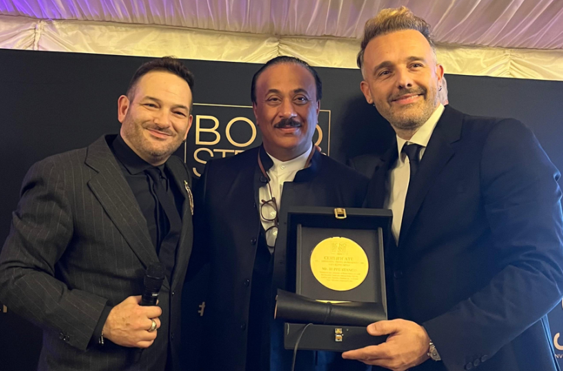 Il produttore e autore pugliese Beppe Stanco riceve il prestigioso Bond Street Award
