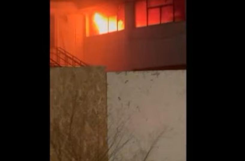 Matera, incendio all'ex Liceo Duni: è stato appena spento