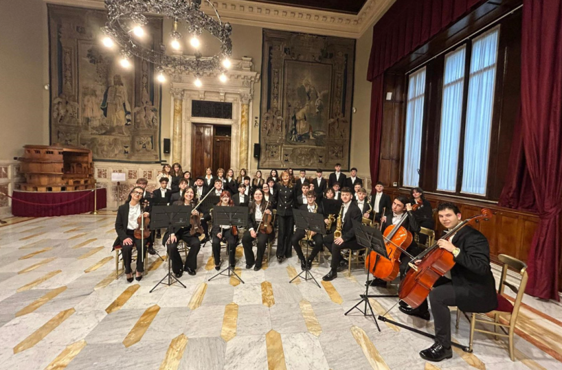 Da Barletta a palazzo Montecitorio, l’orchestra del liceo Casardi protagonista ne «La giornata del rispetto»
