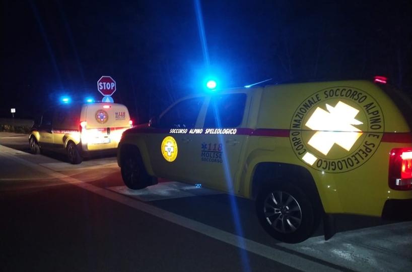 Si frattura un braccio durante un'escursione tra Molise e Campania: 34enne residente a Ruvo soccorso nella notte