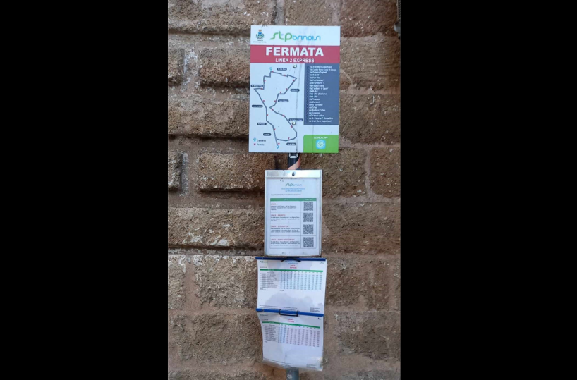Francavilla Fontana, anche su fogli di carta orari e informazioni per gli utenti dei bus