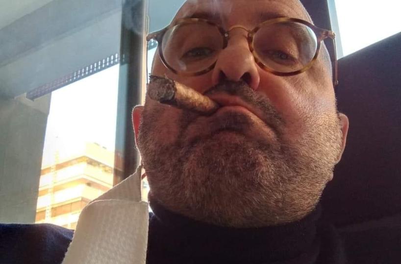 Sandro Cataldo (a destra) con l'avvocato Smaldone
