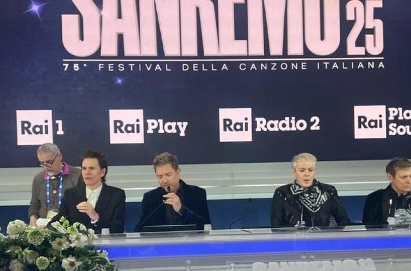 «Pippo Baudo, is he still alive?», i Duran Duran in sala stampa ricordano le loro partecipazioni al Festival di Sanremo