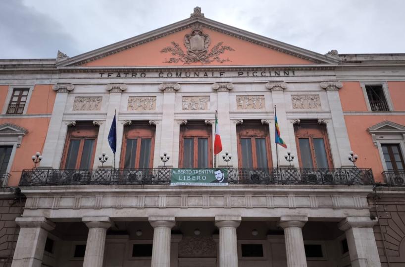 striscione Bari