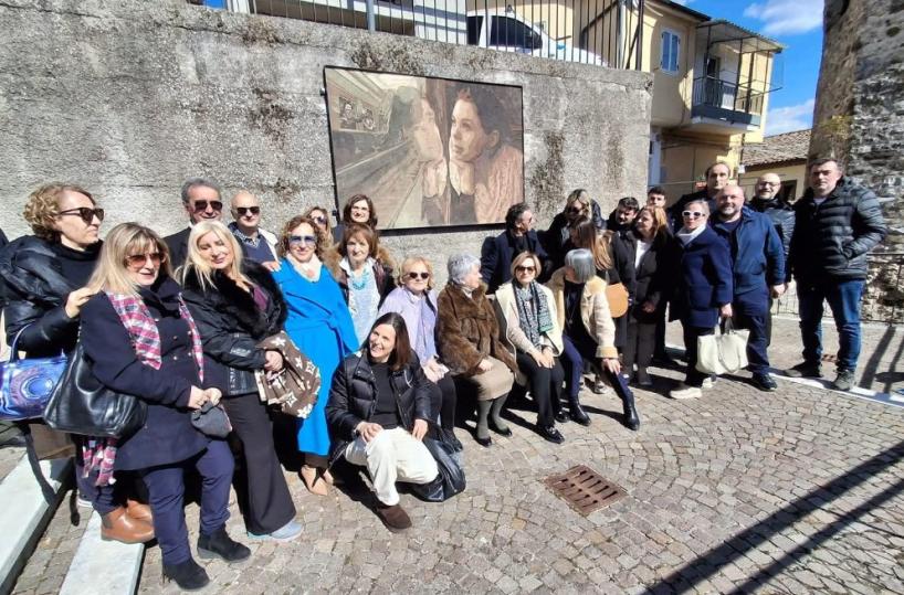 Inaugurato il «graffito» dedicato agli immigrati