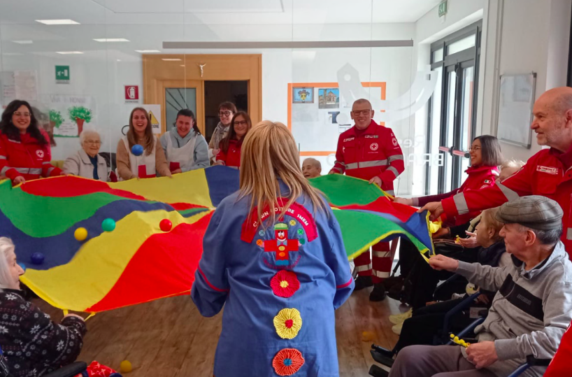 Matera, la Croce rossa in visita alla residenza Brancaccio