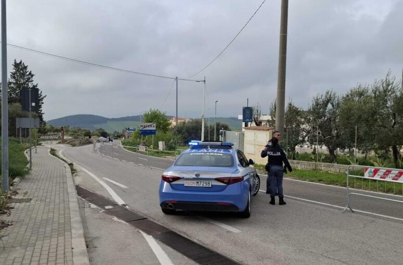 Allarme bomba a Matera, un tratto di via Montescaglioso transennato 