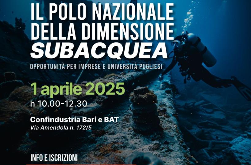 Innovazione tecnologica subacquea: il convegno a Bari