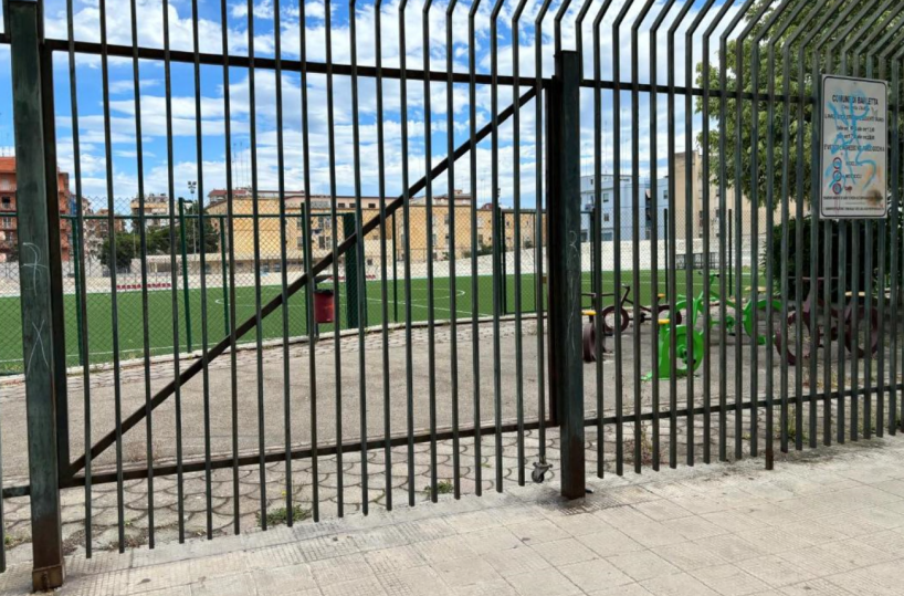Barletta, riapre il parchetto in via Chieffi chiuso da due anni e mezzo: sar&agrave; installato un cancello