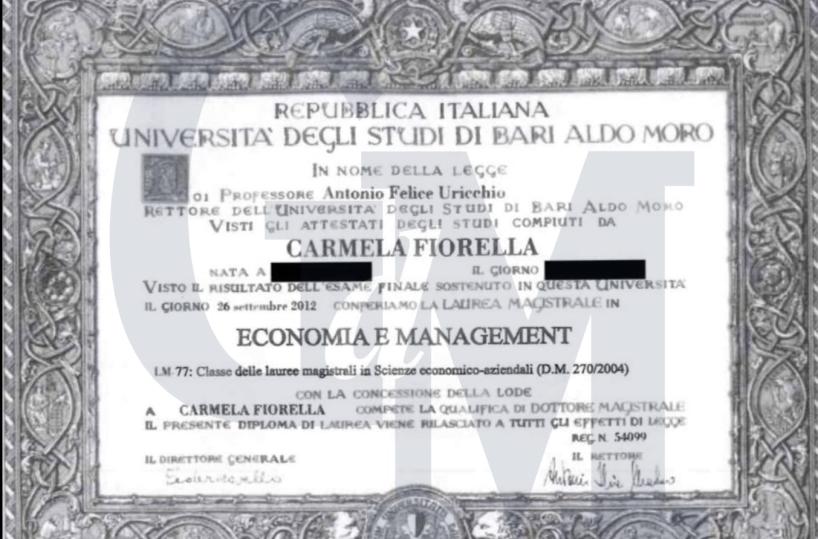 I dubbi sulla laurea e sul curriculum: così è stata assunta in Aeroporti la moglie del consigliere regionale Caracciolo