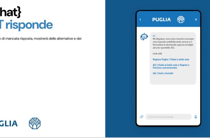 Puglia, online la chatbot per il bollo auto: gestisce richieste e informazioni con l’intelligenza artificiale