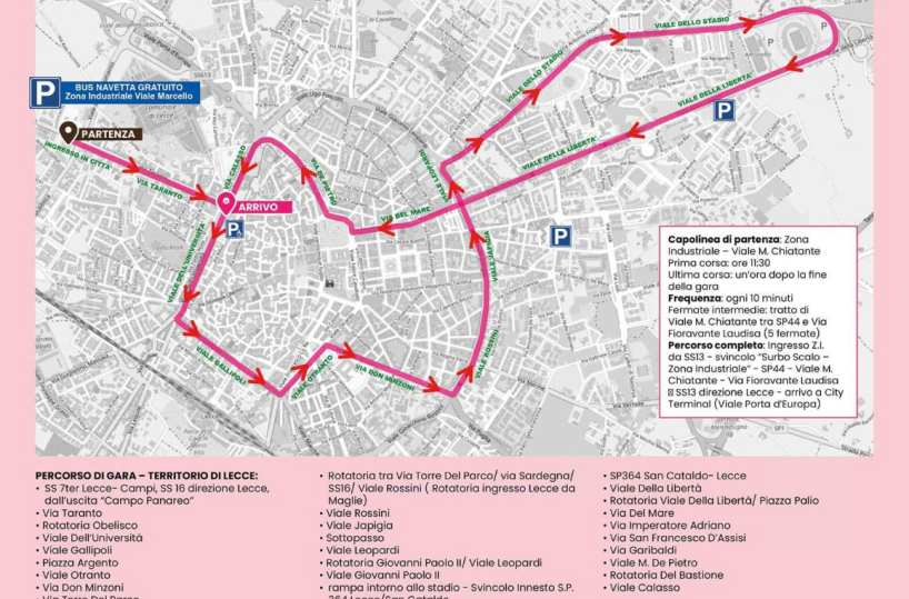Lecce, è il giorno del Giro d'Italia: la tappa parte da Alberobello, in viale Calasso la volata fino al traguardo