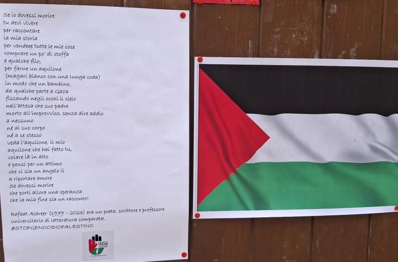 Barletta, la denuncia di una libraia: «Aggredita da turisti israeliani perché ho esposto la bandiera palestinese»