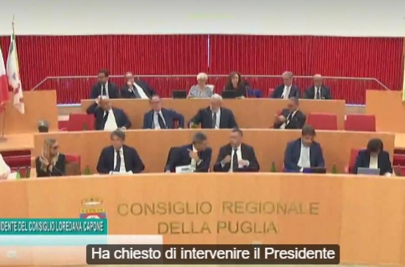 Puglia, bagarre durante il Consiglio sul tributo ai Consorzi di bonifica