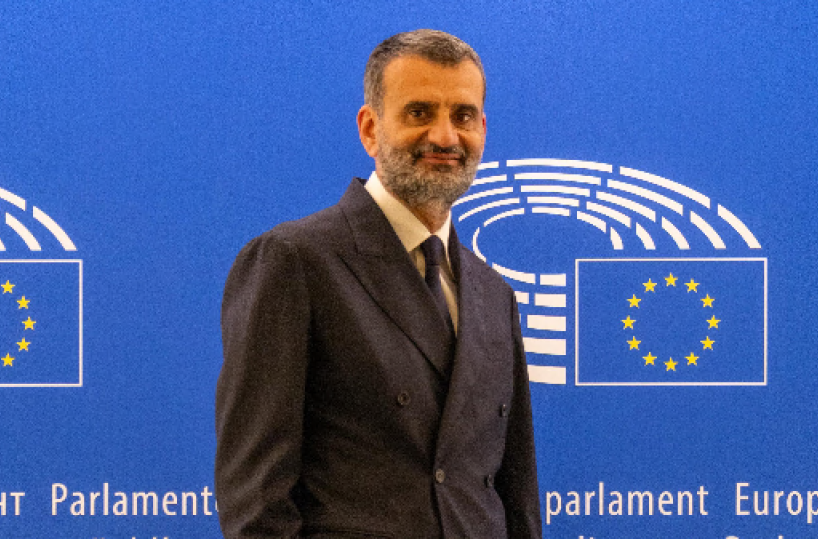 Antonio Decaro e il suo primo giorno al Parlamento Europeo a Bruxelles