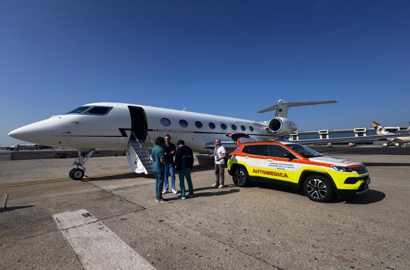 In volo da Bari a Milano: equipe medica trasportata dall'Aeronautica per espianto di organo