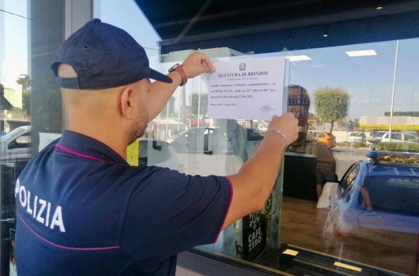 Mesagne, chiuso per 15 giorni un noto locale: troppo frequenti le risse e le aggressioni tra i clienti