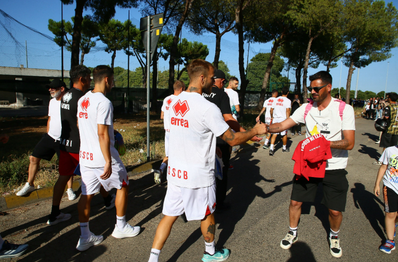 Bari, la «prima» di Caserta: il rumore dei tifosi aspettando Roccaraso