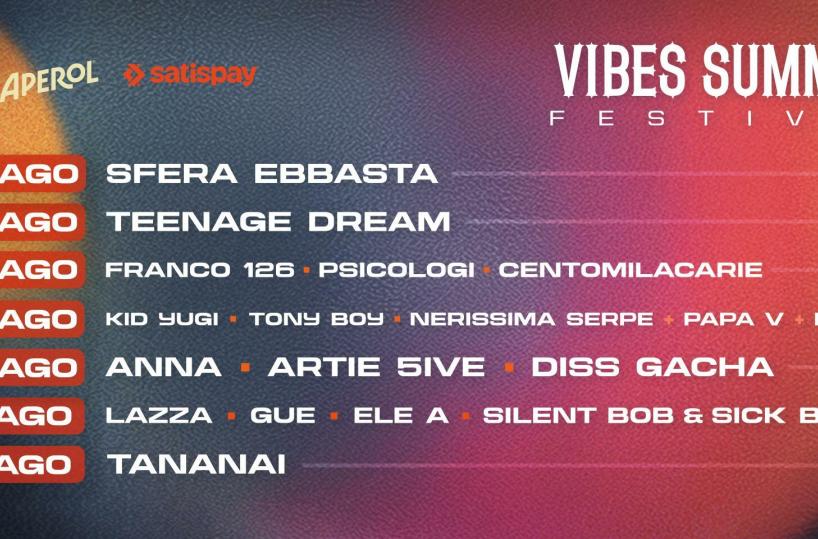 Sfera, Anna, Lazza, Tananai: la Versilia «trema» con il Vibes Summer Festival