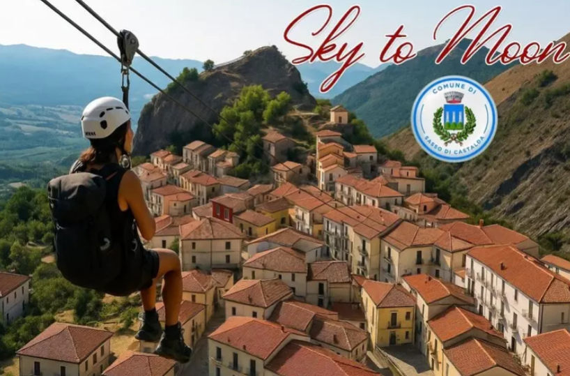 «Sky to Moon», a Sasso di Castalda si «vola» dai monti al centro cittadino