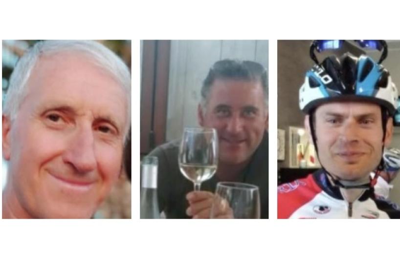 Addio ad Antonio, Vincenzo e Sandro: tre amici, tre ciclisti, tre vite spezzate sulla SP231. «Pedalare non può significare morire»