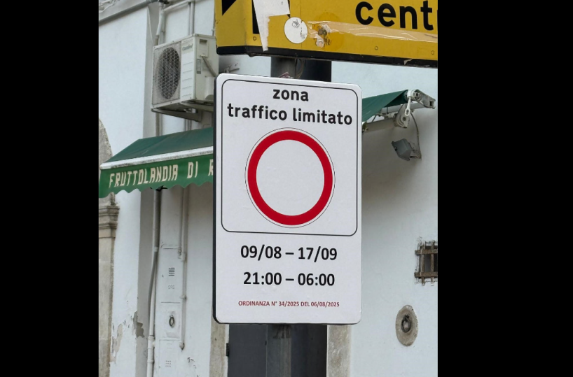 Irsina, polemiche per l’istituzione della ztl in centro