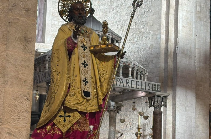 Bari, la statua di San Nicola per la prima volta in Fiera per una giornata di fede, tradizione e memoria