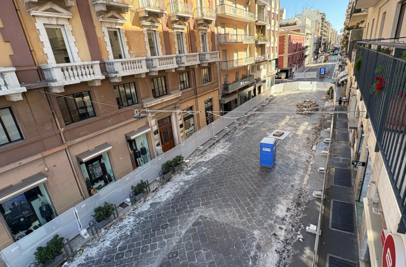 Via Argiro, con il cantiere affari flop: primi allarmi a soli 5 giorni dall'inizio dei lavori