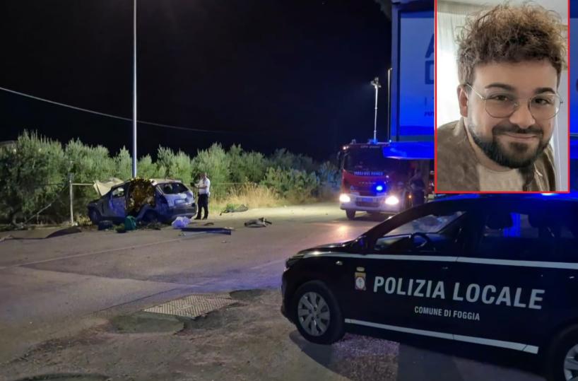 Perde il controllo dell'auto: a Foggia un trentenne morto nella notte