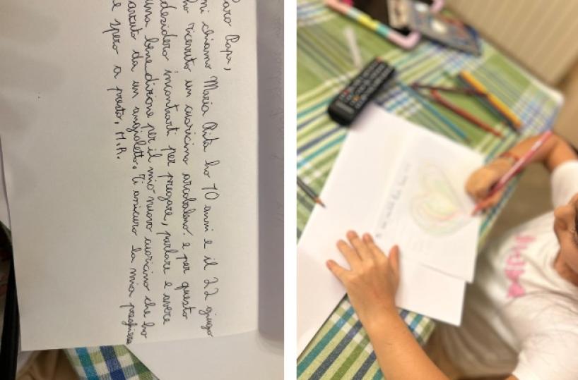Matera, la storia di Maria Rita: dopo il trapianto di cuore a 10 anni, dona un «cuore arcobaleno» al Papa