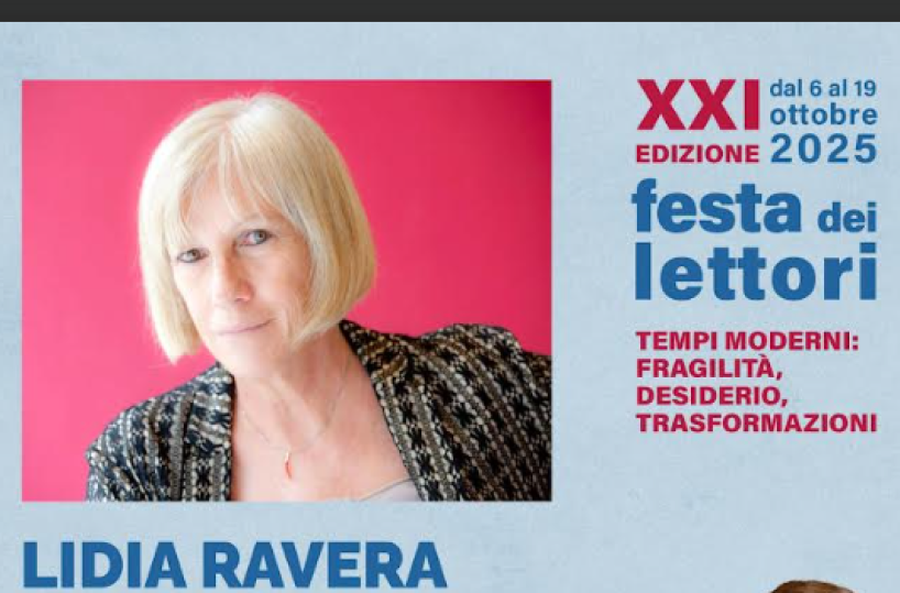 Bari, l'anteprima della Festa dei lettori 2025 il 29 settembre affidata a Livia Ravera