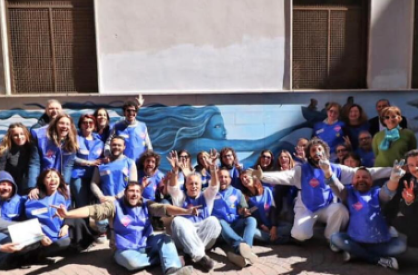 Retake Bari e il murale dedicato a Igor Protti: oggi l'artista Silvio Paradiso ha cominciato i lavori VIDEO