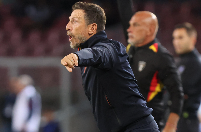 Mister Di Francesco alza la guardia: «Lecce, ora voglio continuità»