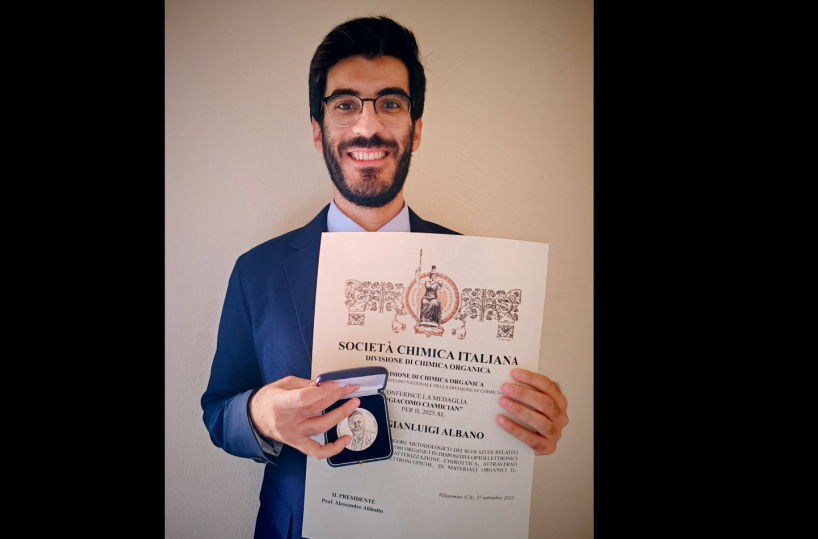 Dalla Società Chimica Italiana un premio al ricercatore lucano Gianluigi Albano