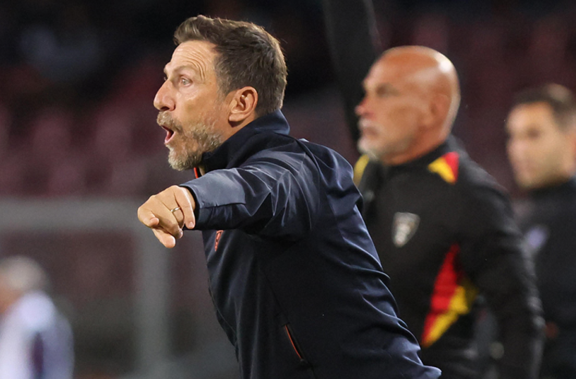 Terranova fa coraggio al Lecce: «La garanzia... Di Francesco»