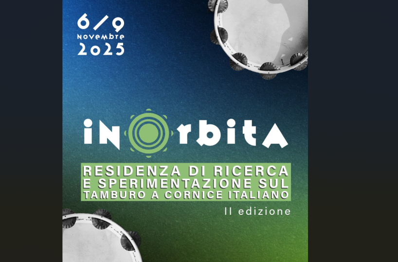 A San Vito dei Normanni torna InOrbita, residenza artistica della World Music Academy dedicata al tamburo a cornice italiano